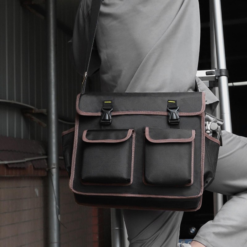 Electrician Tool Bag Large Capacity Thickened Oxford Cloth Messenger Bag