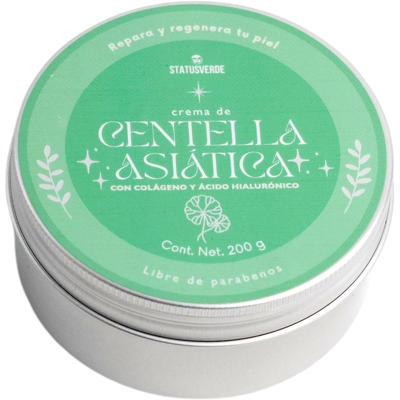 Crema de Centella Asiática con Colágeno Vegano y Ácido Hialurónico