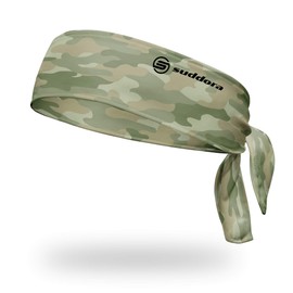 Suddora Camo Tie Headband - Headband for Workout, Costume, Sports, Shooter Games (Camouflage)