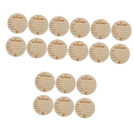 Totority 3sets Wooden Baby Milestone Cards Boys Newborn Set of Infant Name Signs Dots Monthly Milestone Signs 6pcs*3