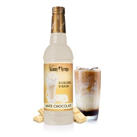 Jordan’s Skinny Syrups | Sugar Free White Chocolate Coffee Syrup | Healthy Flavors with 0 Calories, 0 Sugar, 0 Carbs | 750ml/25.4oz Bottles - Pack of 6