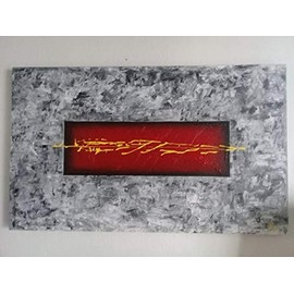 Cuadro Decorativo Moderno Pintura en lienzo canva ABSTRACTO GRIS Pintado a Mano cuadro para decoración de hogar Cuadro de Pared para la decoración de 