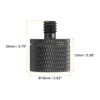 sourcing map Microphone Stand Adapter 3/8 Female to M6 Male