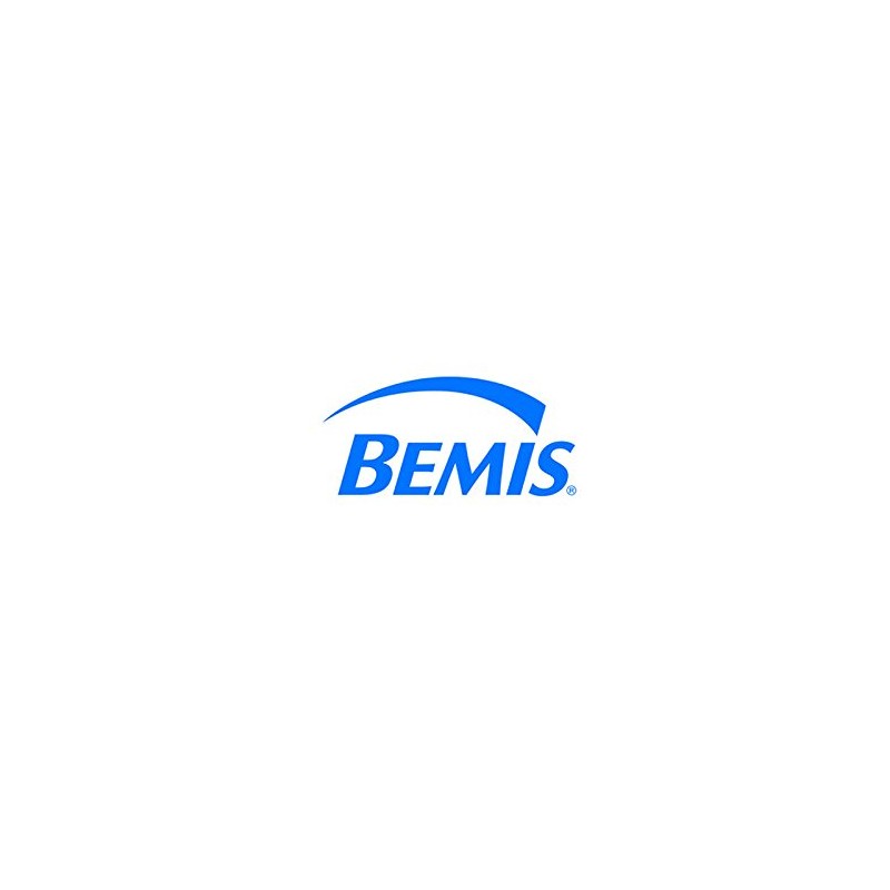 Bemis 1955CTBP 000 Toilet Seat, Elongated Open Front Plastic -