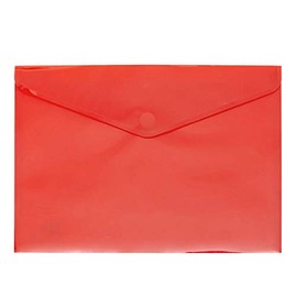 Grafoplás 04872251 – Folders on Plastic Foolscap Size – 12 Units Red