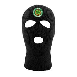 Luck Dealer Ski Mask Irish Balaclava (Black)
