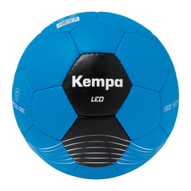 Kempa Leo Handball Training Ball and Play Ball, Handball for Children and Adults - Durable and Grippy from Size 0 to Size 3, Kempa Blue/Black