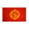 Flaggenfritze® US Fire Department Balcony Flag 90 x 150 cm
