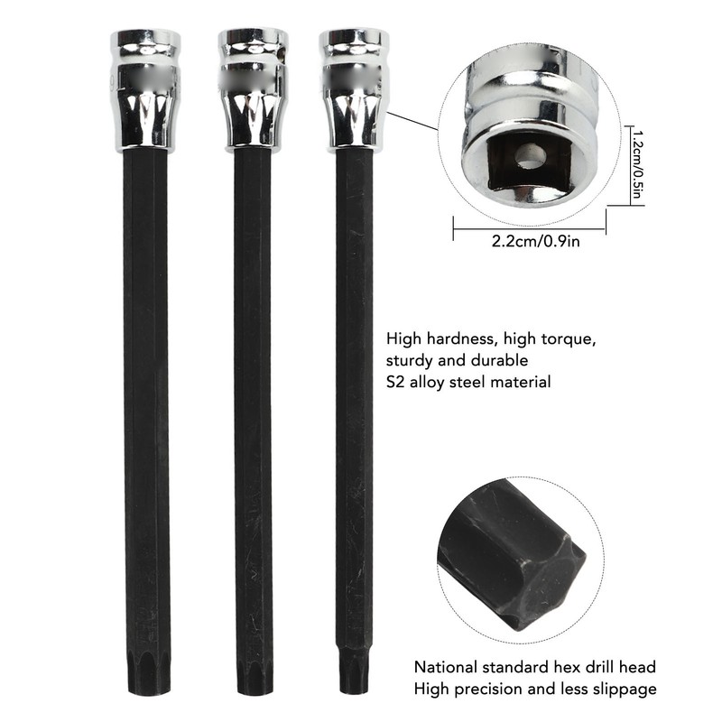 Cylinder Head Bolt Tool T50 T55 T60 Durable High Hardness