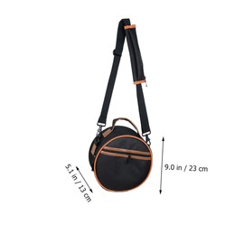 Kisangel Portable Steel Tongue Drum Bag Durable Drum Storage Pouch with Sturdy Handle for Carrying Percussion Instruments Easy Zipper Design for Safe Transport