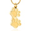 Pet Urns For Dogs/Cats - Pet Ashes Necklace - Paw