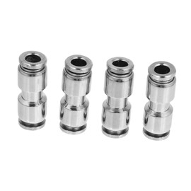 WHAMVOX 4pcs Stainless Steel Quick Connect Air Hose Fittings Durable Compressor Couplers with Resistance for Efficient Tool Switching