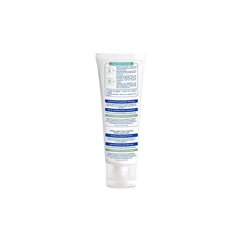 Mustela, Stelatopia, Crema Facial Emoliente para Bebés, 40ml