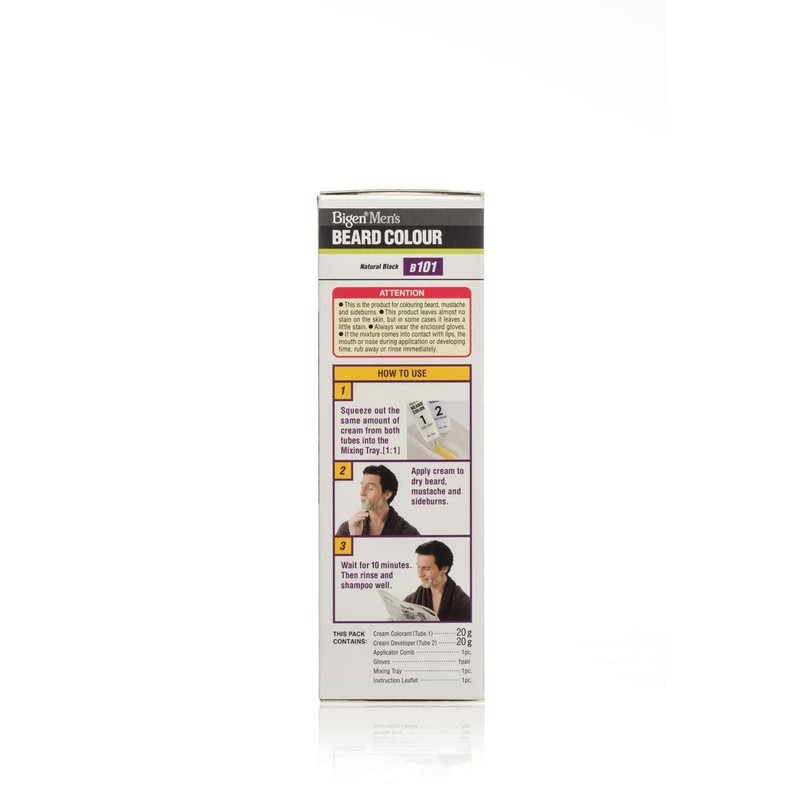 3 x Bigen Men's Beard Colour | No Ammonia Formula