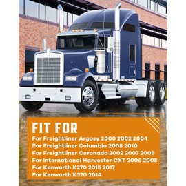 cciyu 12x 2.5 4 Led Amber Light Round Trailer Tail Lights 2.5" 4 Led Red Light Round 910-2 Side Marker Light For Freightliner Argosy 2000 2002 2004 For Freightliner Century Class 1999 2001 2003 2006