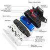 LED Headlamp Super Bright 4 Lighting Modes Adjustable 8LEDs Head
