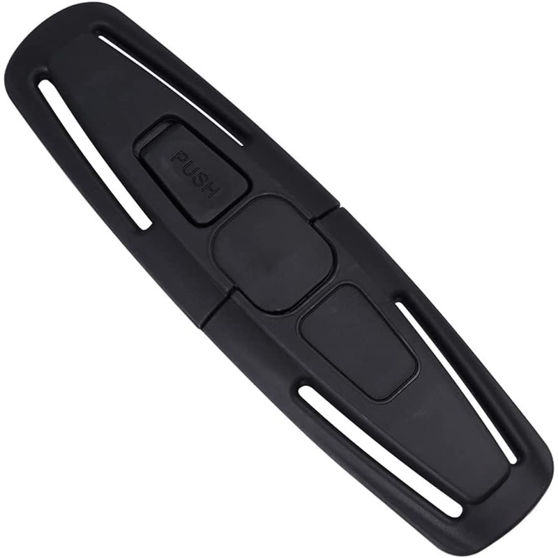Black Universal Child Seat Chest Harness Clip and Baby Seat