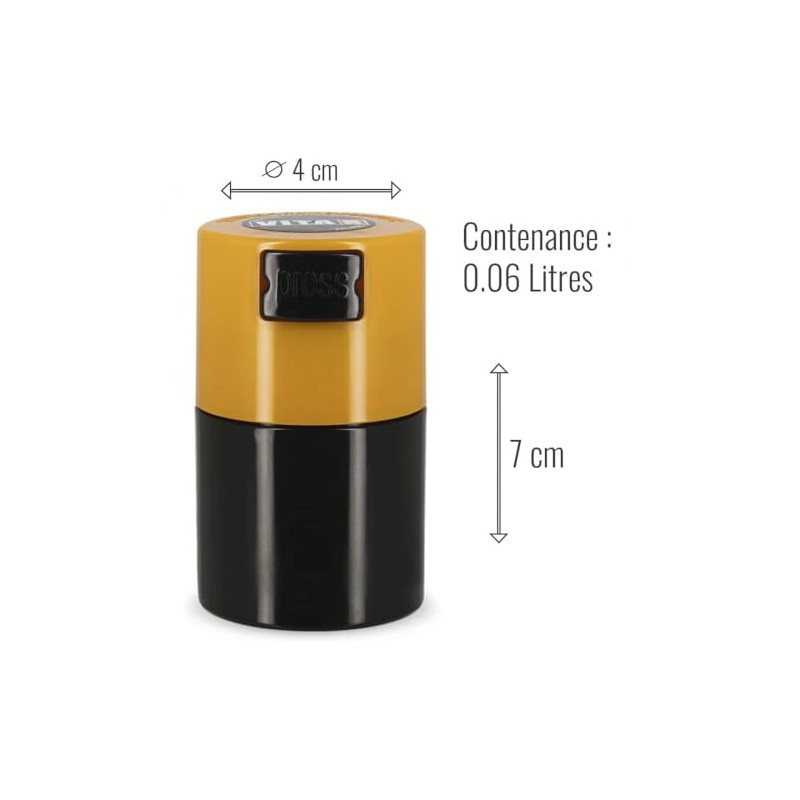 TightVac Vitavac Opaque Black vacuum storage box