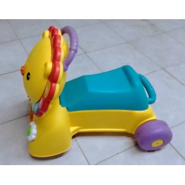 Fisher Price Leoncito Andadera Luz Sonido Correpasillos Café Claro (Usado)