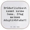 Mr. & Mrs. Panda Personalisierter Untersetzer Spruch Adoptivbruder Liebe -
