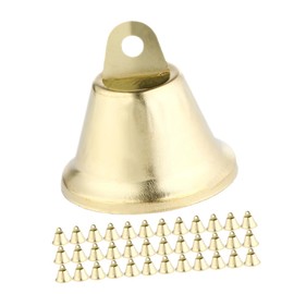 WOONEKY 200pcs Mini Vintage Bells Small Christmas Decor Delicate Ornament DIY Craft Bells for Holiday Decoration for Parties Wind Chimes
