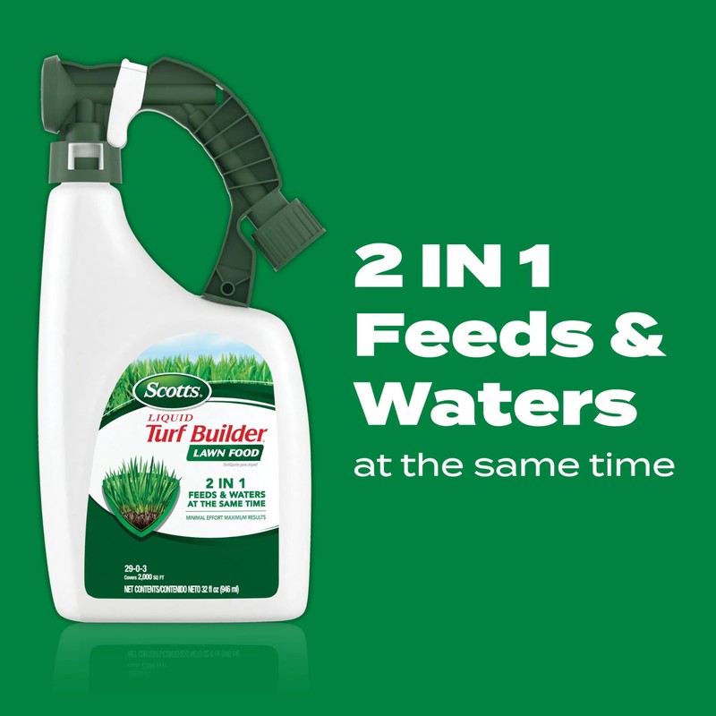 Scotts Liquid Turf Builder Lawn Fertilizer for All Grass Types,