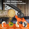 Mini Chainsaw Cordless,6 Inch Portable Electric Handheld Chain Saw with