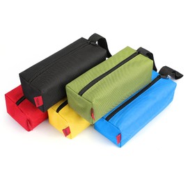 YOOFAN Small Tool Bags – Heavy Duty 1680D Waterproof Fabric Tool Pouch, Black/Red/Blue/Green/Yellow, 5-Packs
