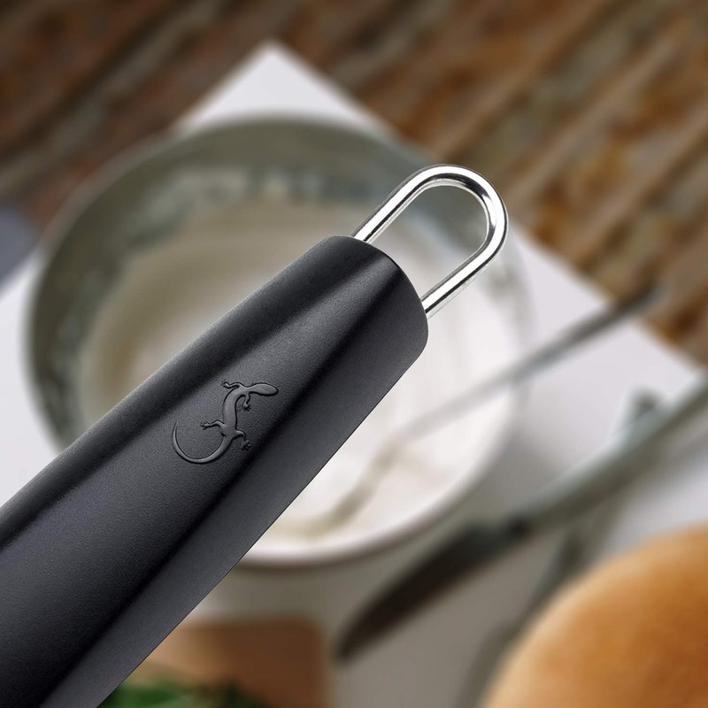 Lurch Tango Egg Whisk 30cm, Stainless Steel Silver/Black, 7x7x30 cm