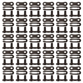 AOZUO 30 Set Bike Chain Master Link, Single Speed Bicycle Missing Link Bike Chain Link Connectors Repair Parts for Mountain Bike BMX Bike Motorcycles (Brown)