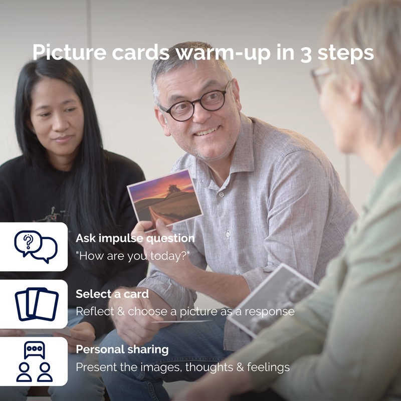 metaFox Life Design Postcards Pack 52 Cards for Coaching &