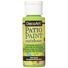DecoArt Citrus Green Outdoor Acylic Paint, 59ML, 2 Fl Oz