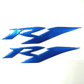 Blue 3D Logo Emblem Sticker Decal Polish Gloss Raise Up Compatible with Yamaha YZF R1