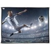 4:3 Thickened 100% Polyester Portable Foldable White Soft Projector Screen