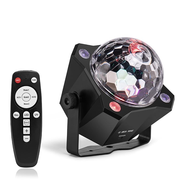 DJPTYGCK UV Black Lights for Glow Party Disco Ball Light