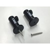TMC 2 x Anodized Aluminium Stage stands with locking nuts,