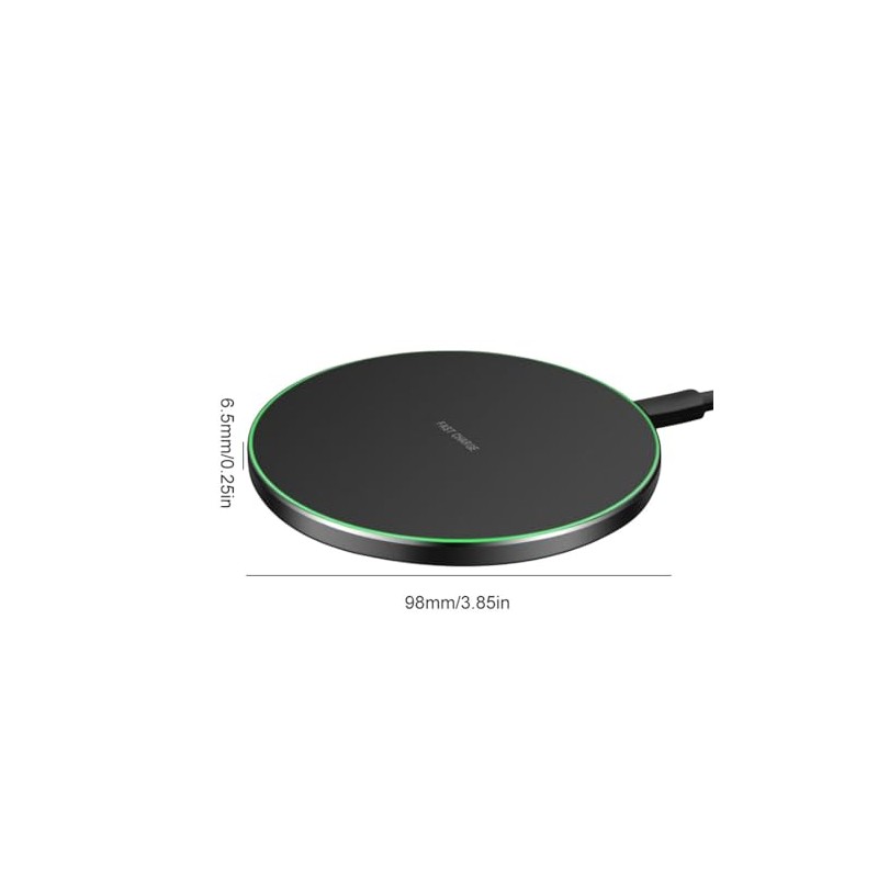 Alfombrilla de carga inalámbrica de 30 W con cable tipo