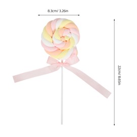 Simulated Candy Party Decorations Large Lollipop Model Photo Lollipop Props Artificial Birthday Decoration Fun Sweet Party Decorations Tea Party Decoration Scene Decoration Resin DOITOOL