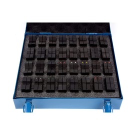 TEMCo TH0415 32-Pair Die Set for the TH0005 Hydraulic Cable Lug Crimper (Work with TH0400 Crimper)