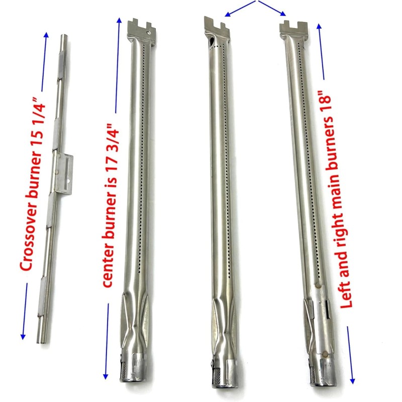 For Weber Grill Burner Tube for Weber Spirit 300 Series