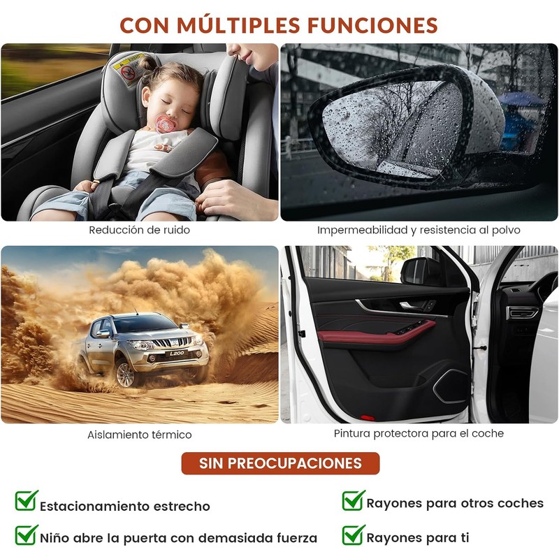 BOJA Protector de Puertas Automovil 20M, Protector para Puertas de
