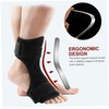 Healvian 2pcs Ankle Support Brace for Sprained Ankles Adjustable Foot