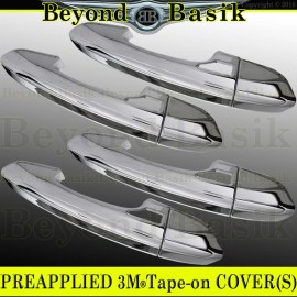 Torox 2013-19 2020 Ford Fusion CHROME Door Handle Covers Overlays W/4 Smart Key Holes