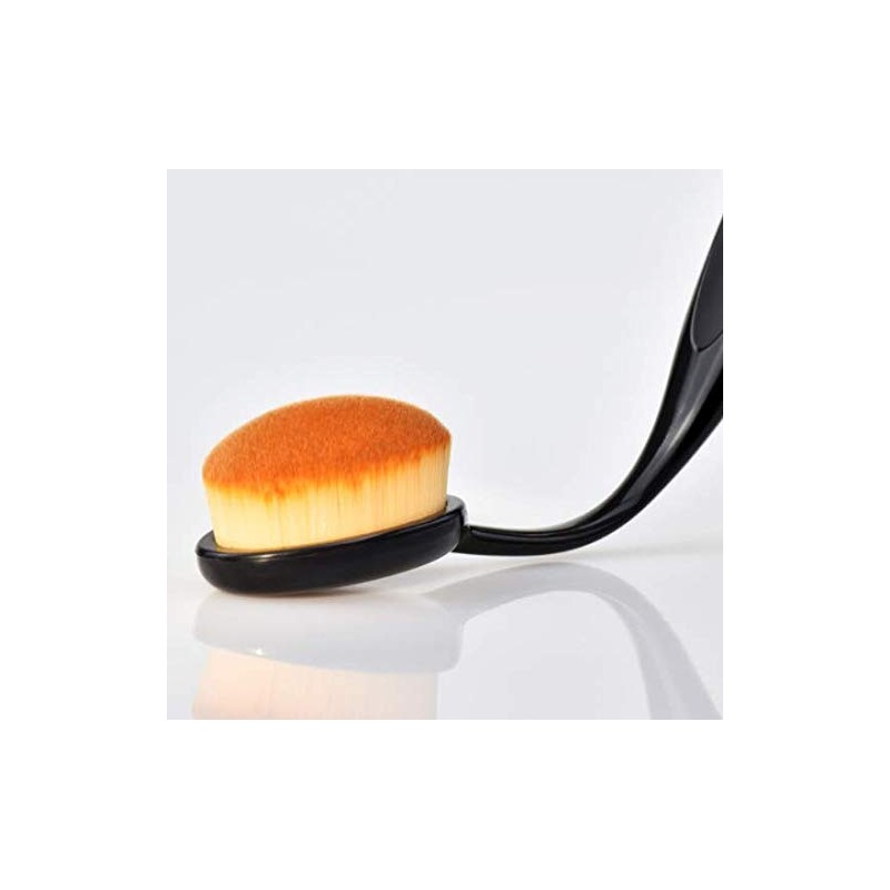 2 brochas de maquillaje para mezclar líquidos, crema o polvo