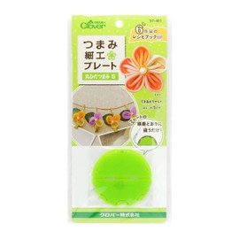 Clover つまみ 細工プレート丸ひだつまみS 57-461