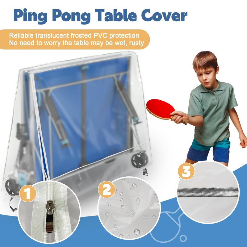 IndigoTempest9 Ping Pong Table Cover Outdoor & Indoor Folding Tables