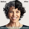 Fvquhvo Champú Instantáneo para Cabello Negro para Cabello Gris -