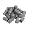 sourcing map 20pcs Rubber End Caps Protective Caps 11mm ID