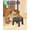 CZPET Dog Bowl Stand with Adjustable Width [Stand Only], Single