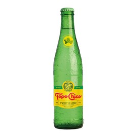 Topo Chico Twist of Lime,12oz Glass Bottle (Pack of 6, Total of 72 Fl Oz)